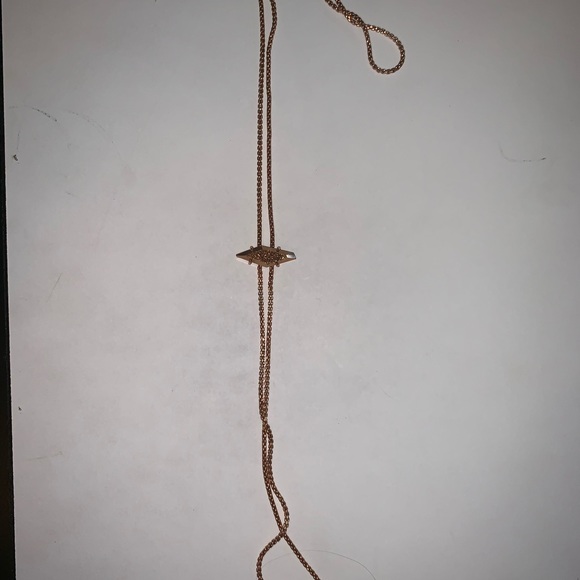 Kendra Scott rose gold adjustable necklace - Picture 2 of 3